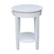 International Concepts Phillips Accent Table with Drawer, White OT08-2128 - alternate 5